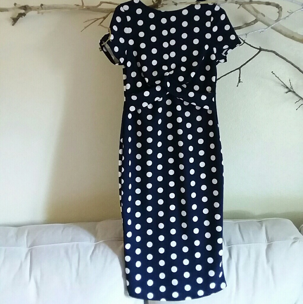 Faux Wrap Maternity Dress